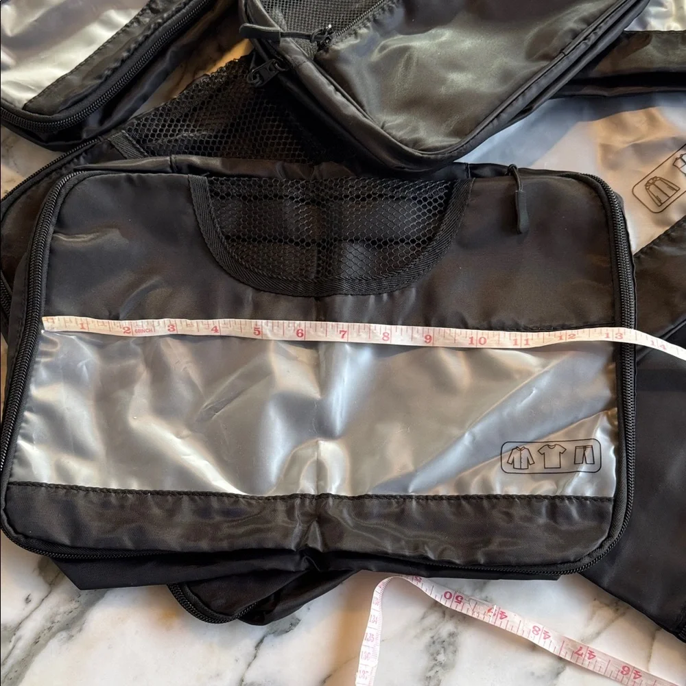 7 Piece Travel Packing Cubes Set NWOT Luggage Organizer Suitcase Travel Bags